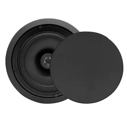 Front. Pyle - 8.0'' Home In-Wall / Ceiling Speakers - Black.