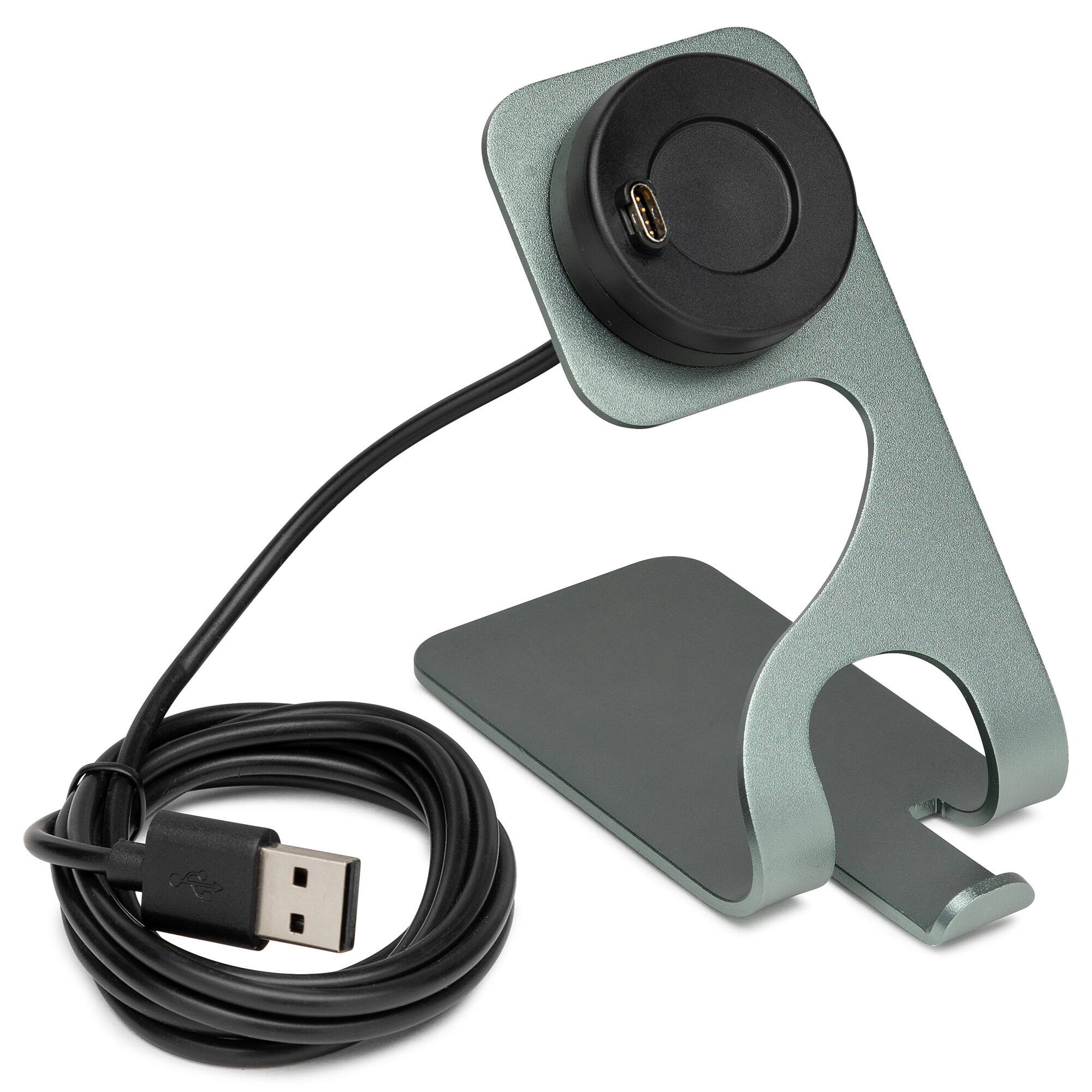 Back. Garmin - Garmin Fenix 8 Sapphire 47mm GPS Smartwatch (Spark Orange) with Hard Case Bundle - TRUE.