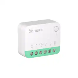 SONOFF - MINI Smart Wi-Fi Roller Shutter Switch with Matterr - Replaces Most Traditional Switches - Green