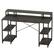 Alt View 12. Bestier - Bestier Gaming Monitor Shelf Desk with Storage -55" wide - Charcoal.