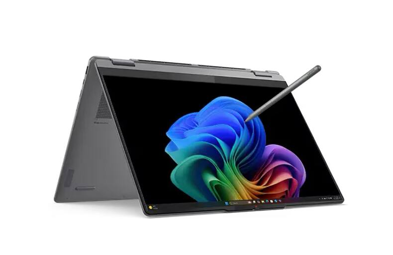 Alt View 5. Lenovo - Lenovo Yoga 7i 2-in-1 Laptop 16.0 WUXGA Display (Intel Ultra 7-256V, 16GB LPDDR5X, 1TB SSD, Active Pen, Win 11 Pro) - Luna Grey.