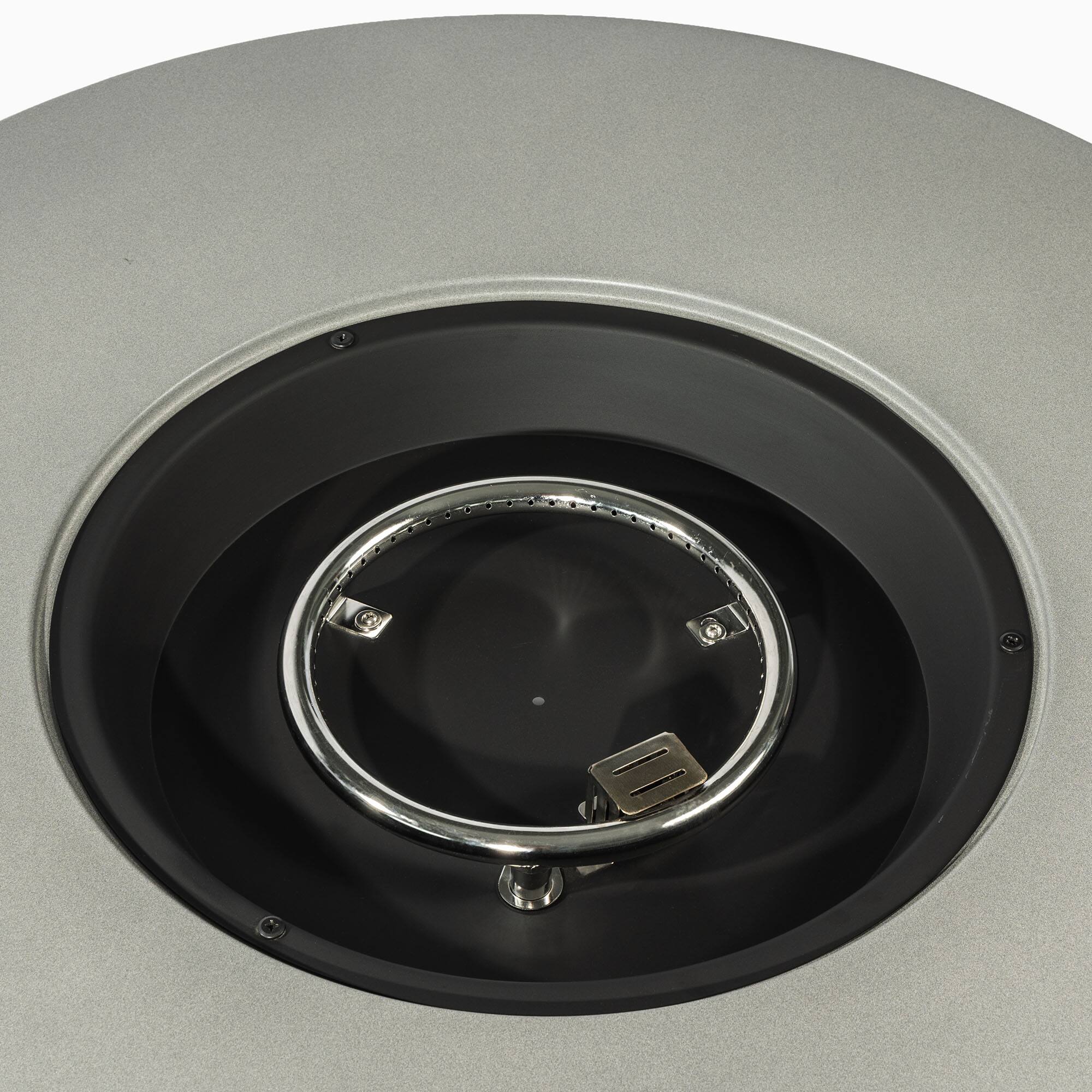 Alt View 4. Dexmalle - Dexmalle-2-Pieces 36" Propane Gas Fire Pit Table with Tank Holder-Grey.