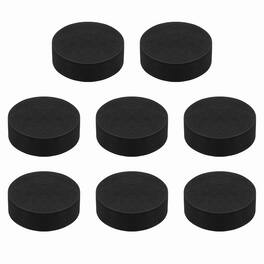 Unique Bargains - Single Sided Speaker Isolation Pads 60x20mm Round EVA Acoustic Foam Anti-Vibration Feet for Speaker Subwoofer, 8pcs - Black