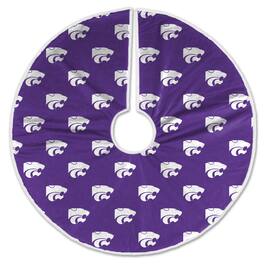 Pegasus - Kansas State Wildcats Microplush Christmas Tree Skirt - Multicolor