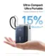 Ultra-Compact Ultra Portable Charge 3 Devices at Once 15% Shorter* i 0 USB-C 0USB-A 0USB-B baseus 3 L *Data sourced from Baseus Laboratory; results may vary due to environmental factors.