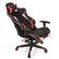 Alt View 15. Costway - Racing Massage Gaming Chair with Lumbar Support - Red + Black.