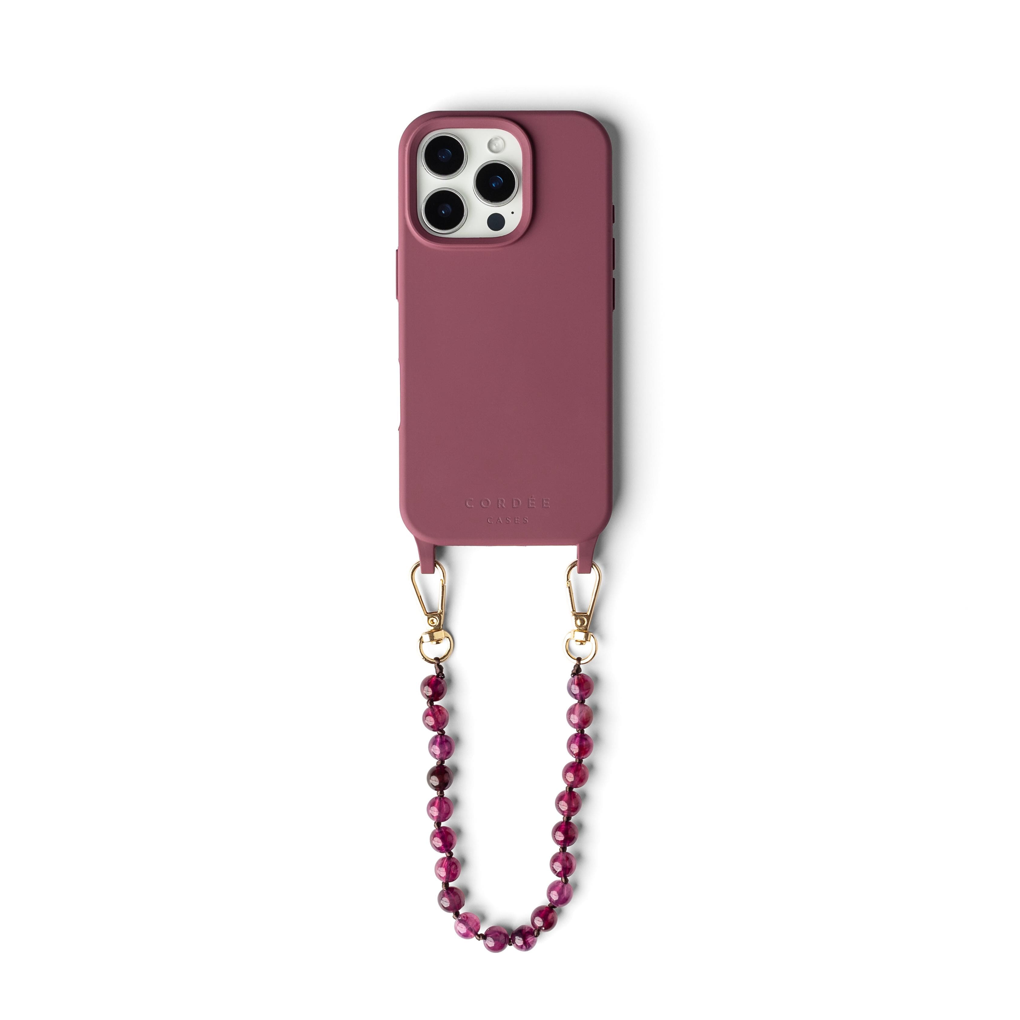 Cordée Cases - Scarlett Phone Wristlet Set - Burgundy