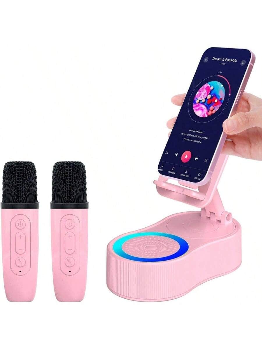 Stamp n Camp - Enhanced Sound Quality Professional Speaker with Wireless - For Gifts - Pink