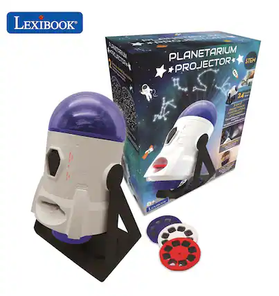 LEXIBOOK PLANETARIUM PROJECTOR STEM
24 PROJECTIONS
2 EN-1 CONSTRUCTION
STEM
8+
LEXIBOOK