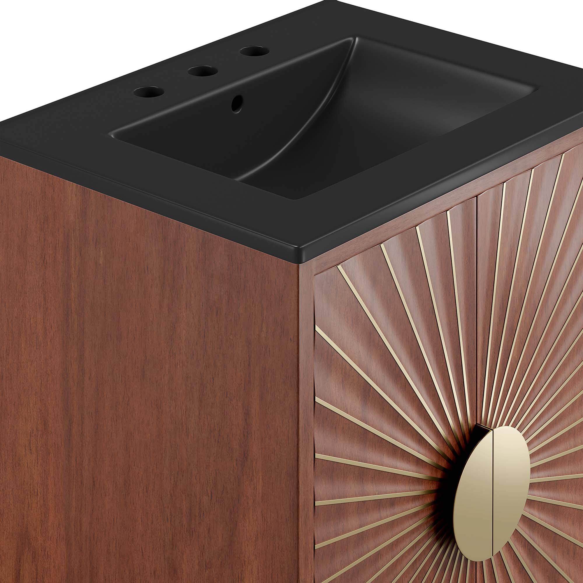 Alt View 8. Modway - Daylight Bathroom Vanity Basin Included by Modway - Black Walnut.