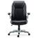 Front. Staples - Staples Sorina Ergonomic Bonded Leather Swivel Executive Chair, Black (58262) - Black.