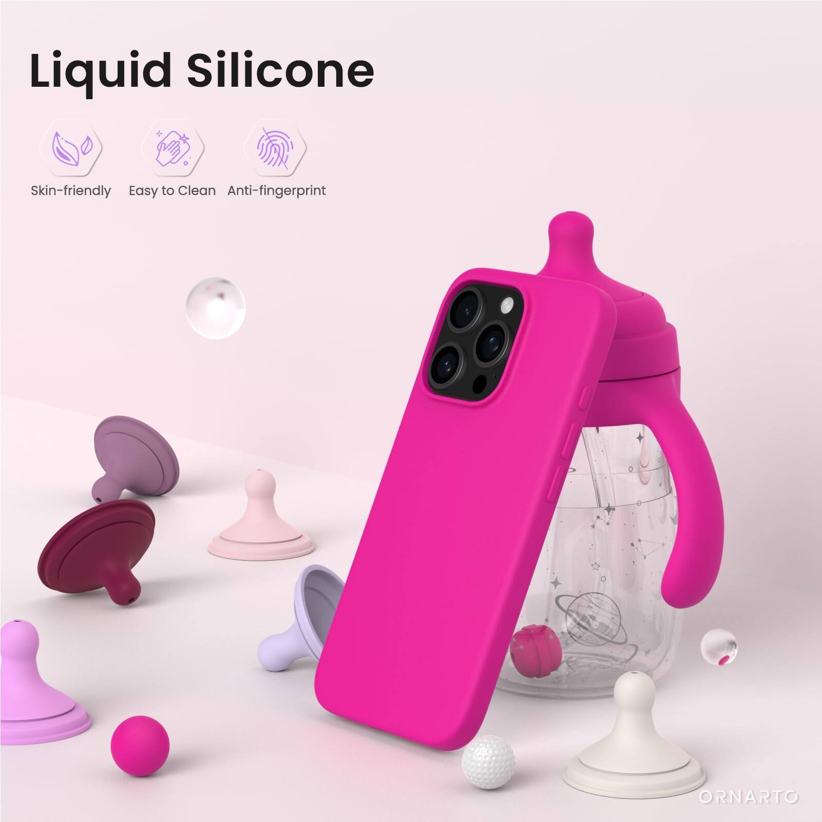 Liquid Silicone Skin-friendly Easy to Clean Anti-fingerprint ORNARTO