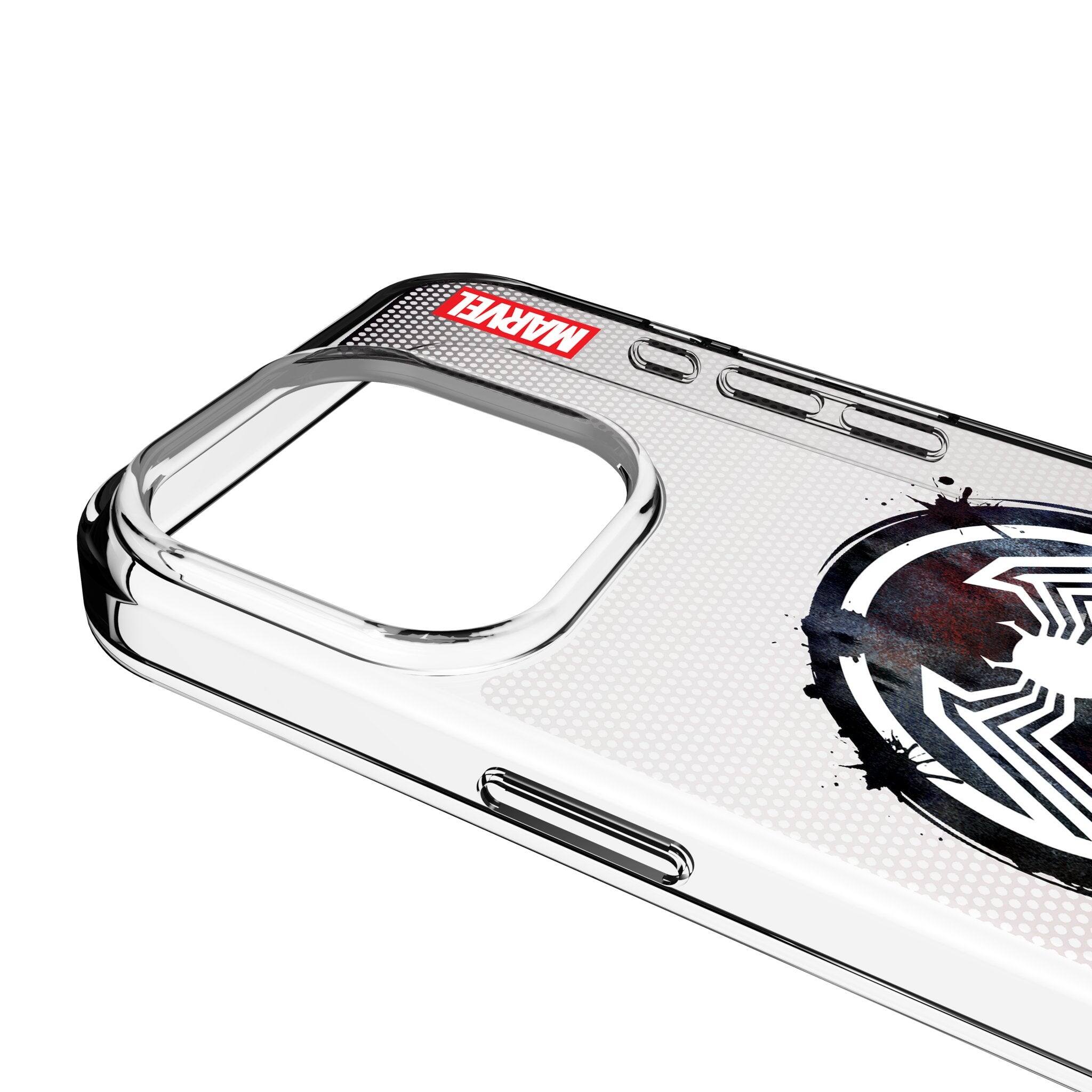 Left. Keyscaper - Marvel Grid Clear Phone Case - Apple iPhone 13 Mini - Venom.