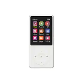 GreenTouch - Six 128GB Kosher MP3 Player with SD Slot (White)