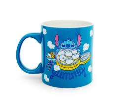 Silver Buffalo - Disney Lilo & Stitch "Yummy" Ceramic Mug | Holds 20 Ounces - Blue