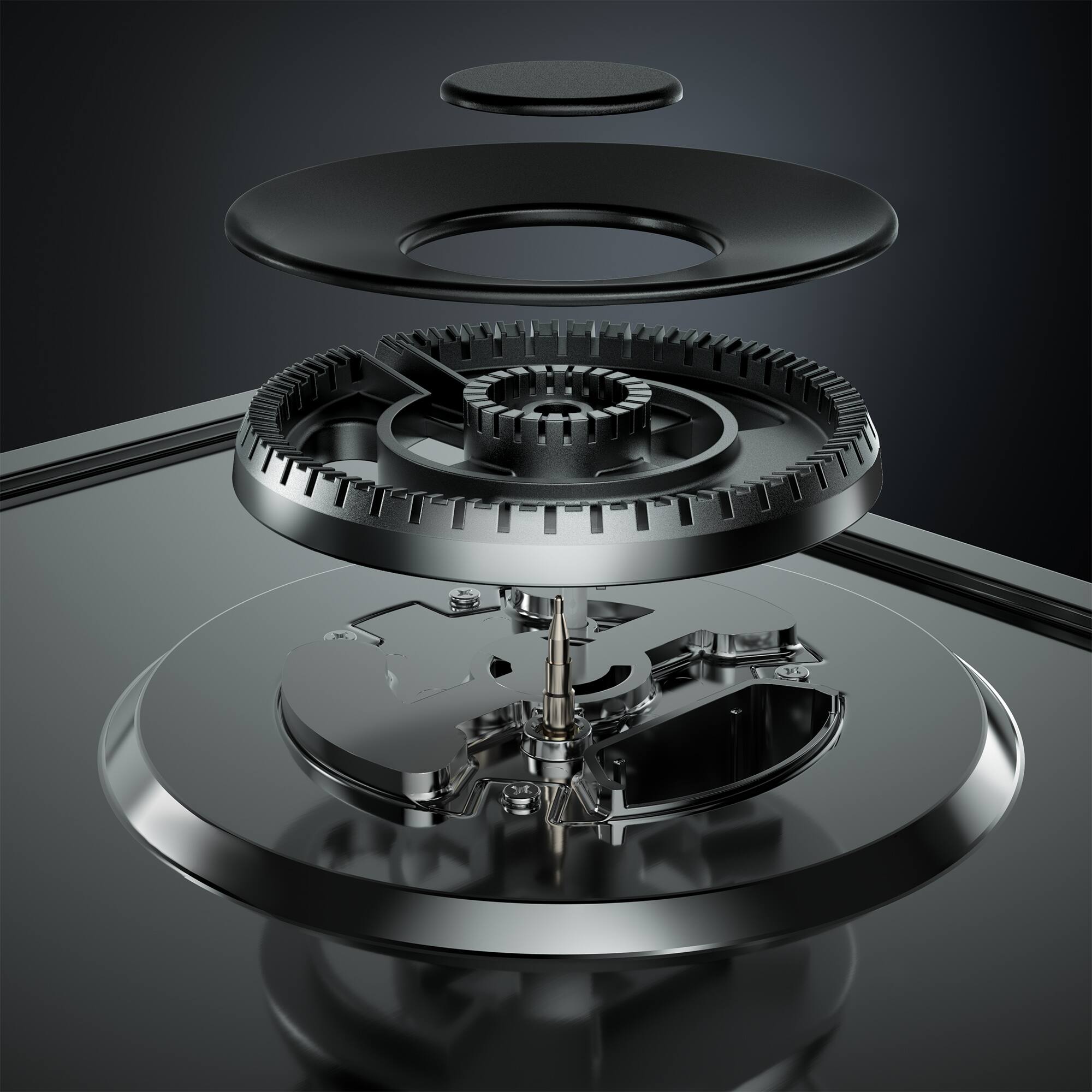 Angle. Empava - 30 in. 5 Burners Recessed Natural Gas Cooktop - Stainless Steel.