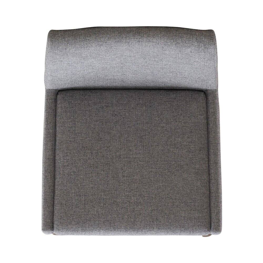 Alt View 3. Liberty Furniture Industries - Space Savers Dining Accent Upholstered Side Chair (RTA) -Set of 2 - Satin Walnut - Grey.