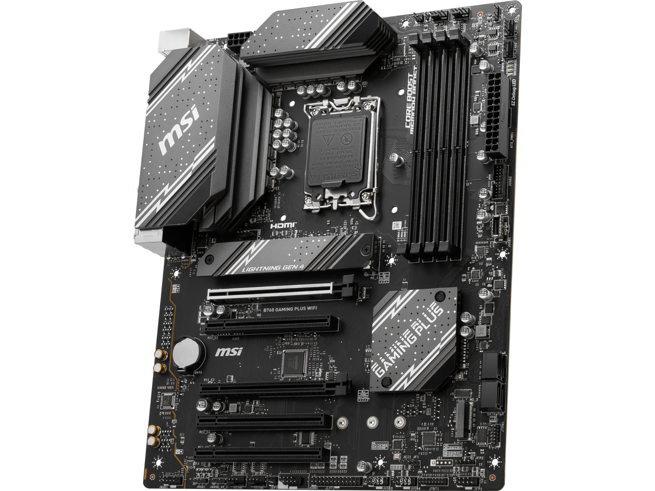 MSI B760 GAMING PLUS WIFI LGA 1700 DDR5 ATX SATA 6Gbps, Wi Fi 6E