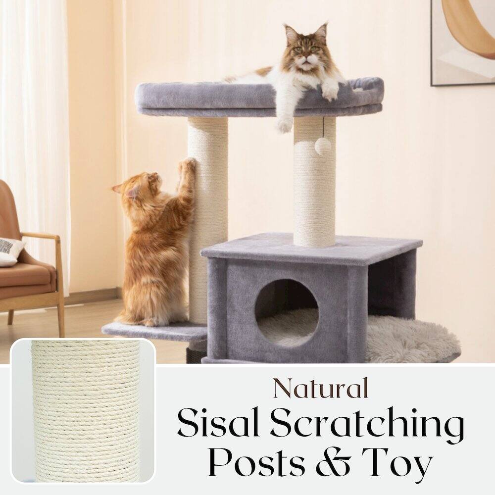 Natural Sisal Scratching Posts & Toy