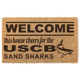 Jardine - South Carolina Beaufort Sand Sharks 18" x 30" Welcome Doormat - Brown