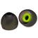 Back. Knox - Knox Gear Silicone Earbud Replacement Tips for In-Ear Headphones (Black, 6-pack) - Black/Green.