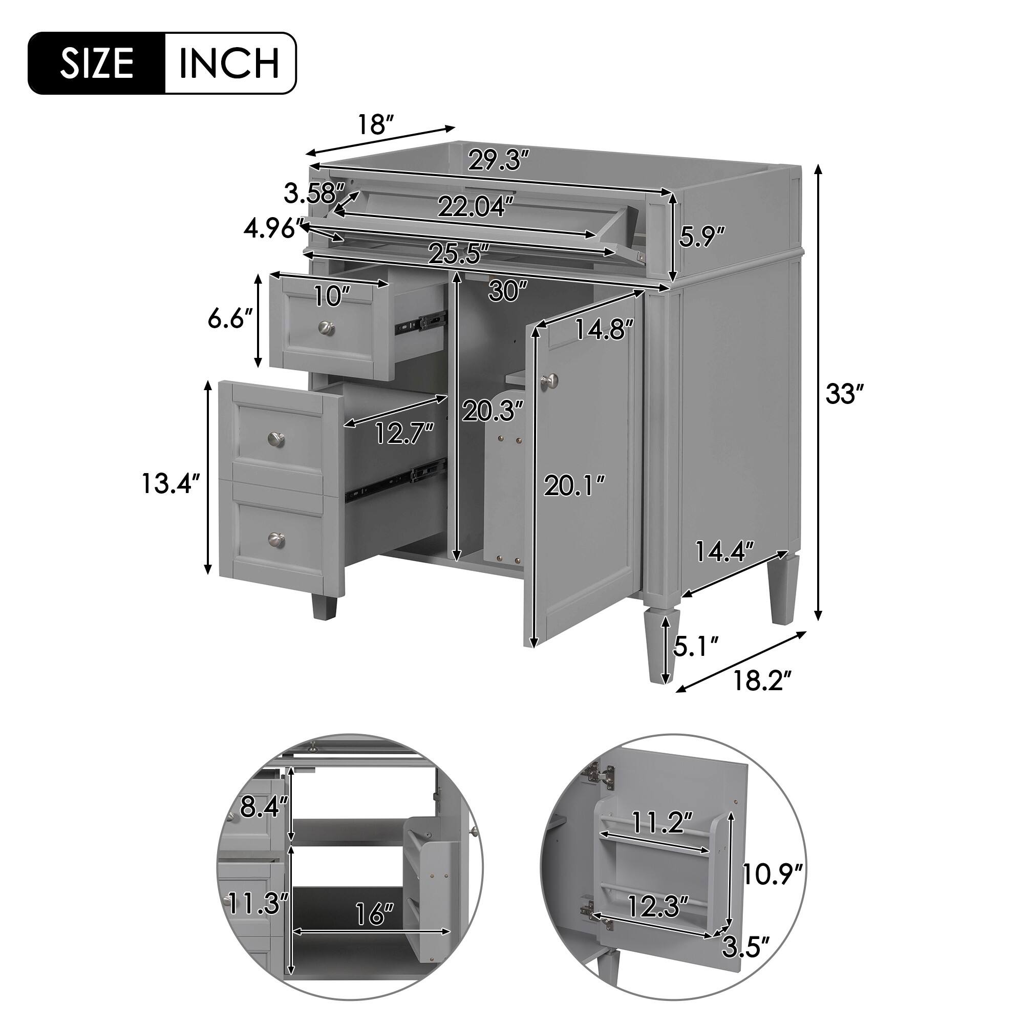 SIZE INCH  
18" 3.58" 4.96" 10" 6.6" 29.3" 22.04" 25.5" 30" 14.8" 5.9" 20.3" 12.7" 33" 13.4" 20.1" 14.4" 5.1" 18.2" 8.4" 11.2" 11.3" 16" 12.3" 10.9" 3.5"
