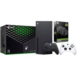 Xbox Series X 1TB Disc Console with Extra Controller and Charge Dock Bundle