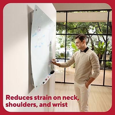 Reduces strain on neck, shoulders, and wrist