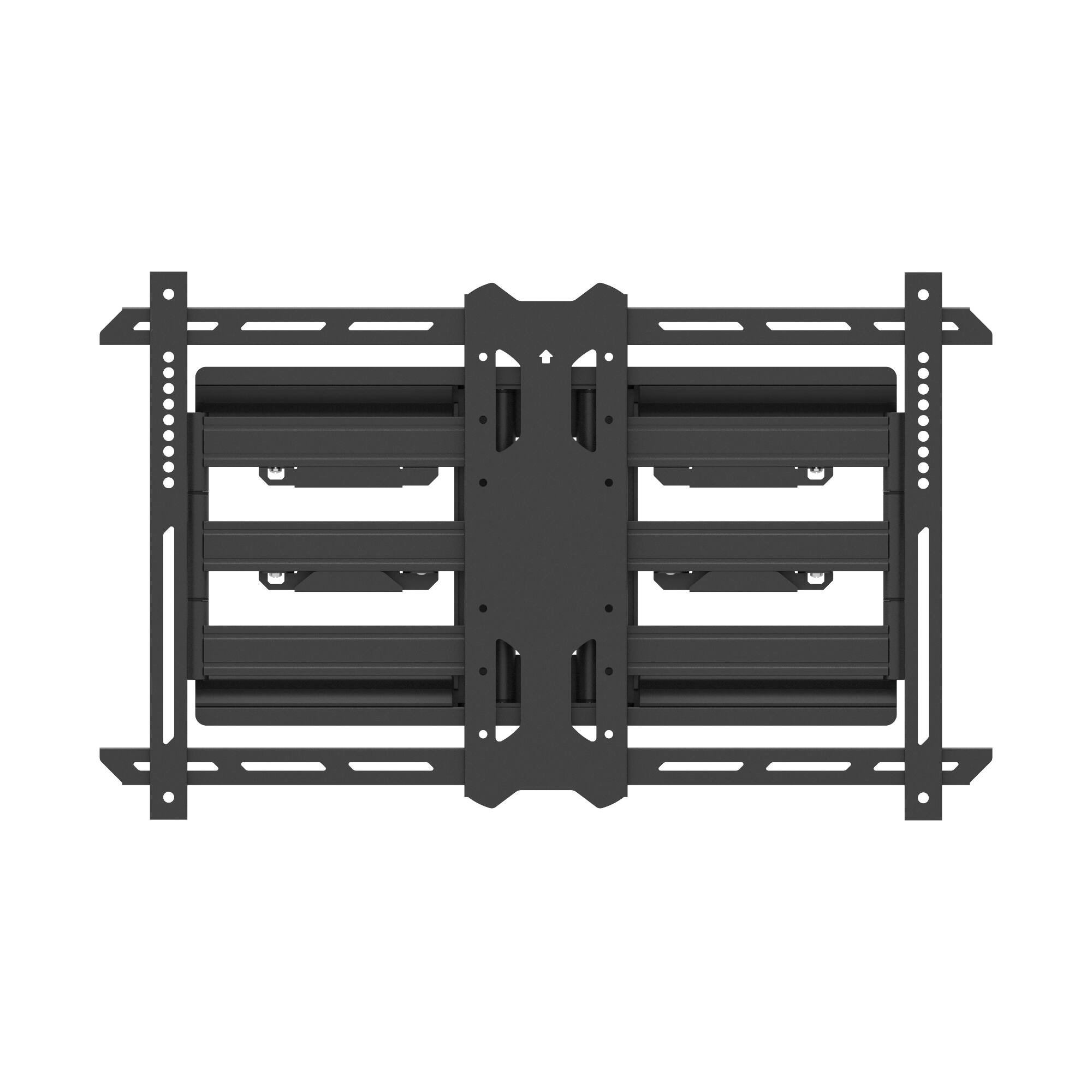 Angle. Kanto - Kanto PDX650SG Stainless Steel Full-Motion Dual Stud Outdoor TV Mount for 37" - 75" TVs - Black.