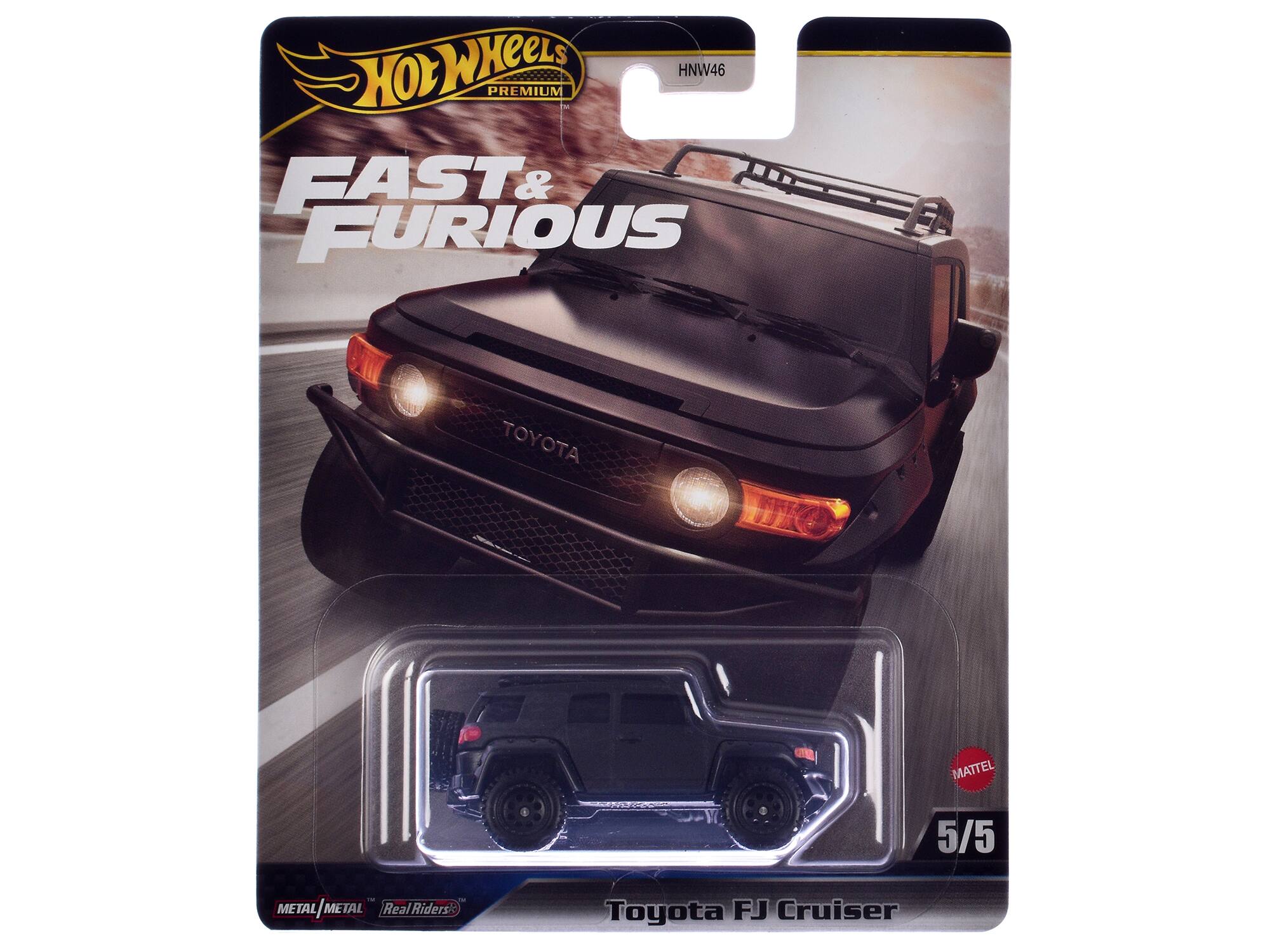 Hot Wheels Premium HNW46 - Fast & Furious Toyota FJ Cruiser - 5/5 - Metal | Metal Real Riders
