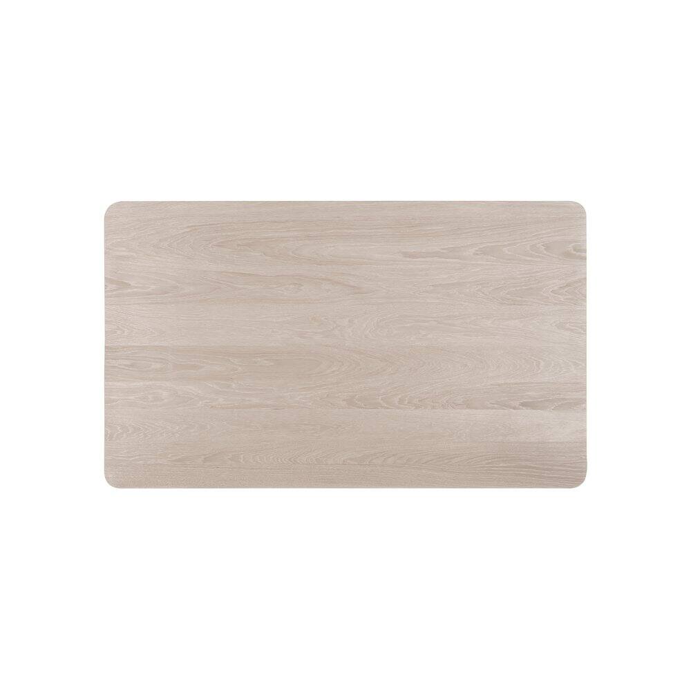 Left. New Classic Furniture - Oscar Wood Counter Height Table in White Ash - White Ash.