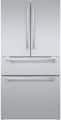 Thermador - Masterpiece Series 36 in. Wide 20.4 Cu. Ft. 4-Door French Door Bottom Freezer Smart Counter-Depth Refrigerator - Stainless Steel