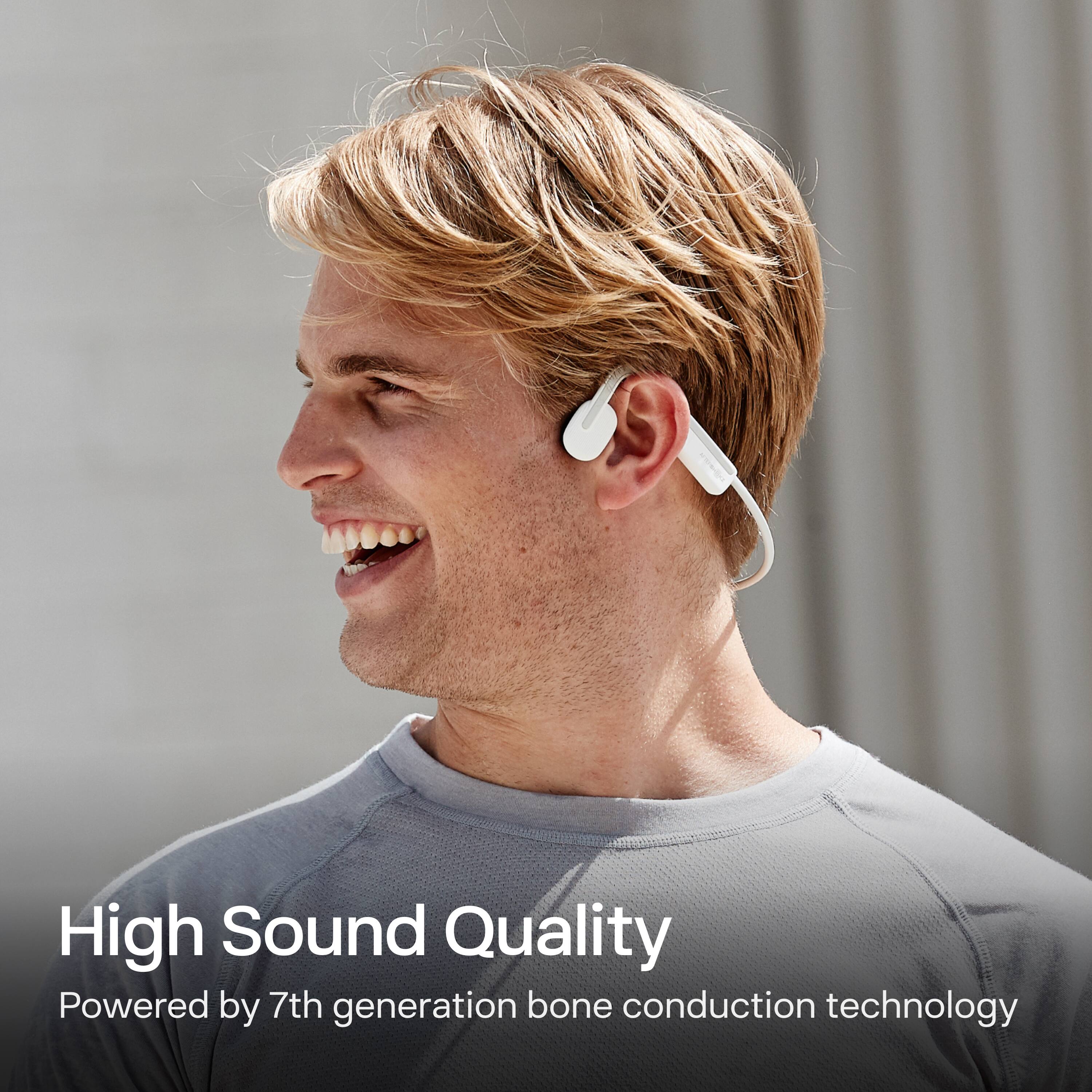 High Sound Quality  
Powered by 7th generation bone conduction technology