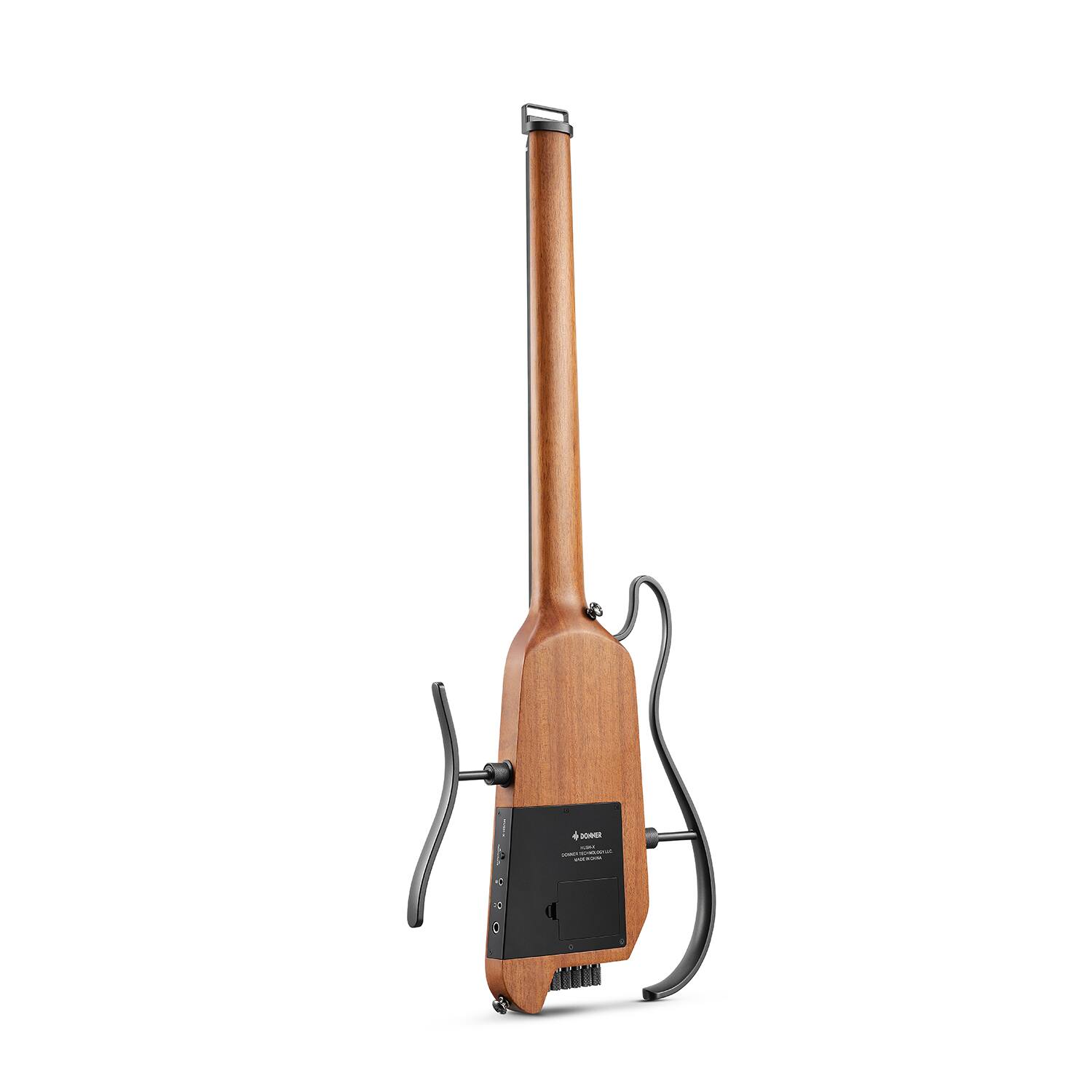 Back. Donner music - Donner HUSH™ X Electric Guitar Kit for Travel Natural - Natural.