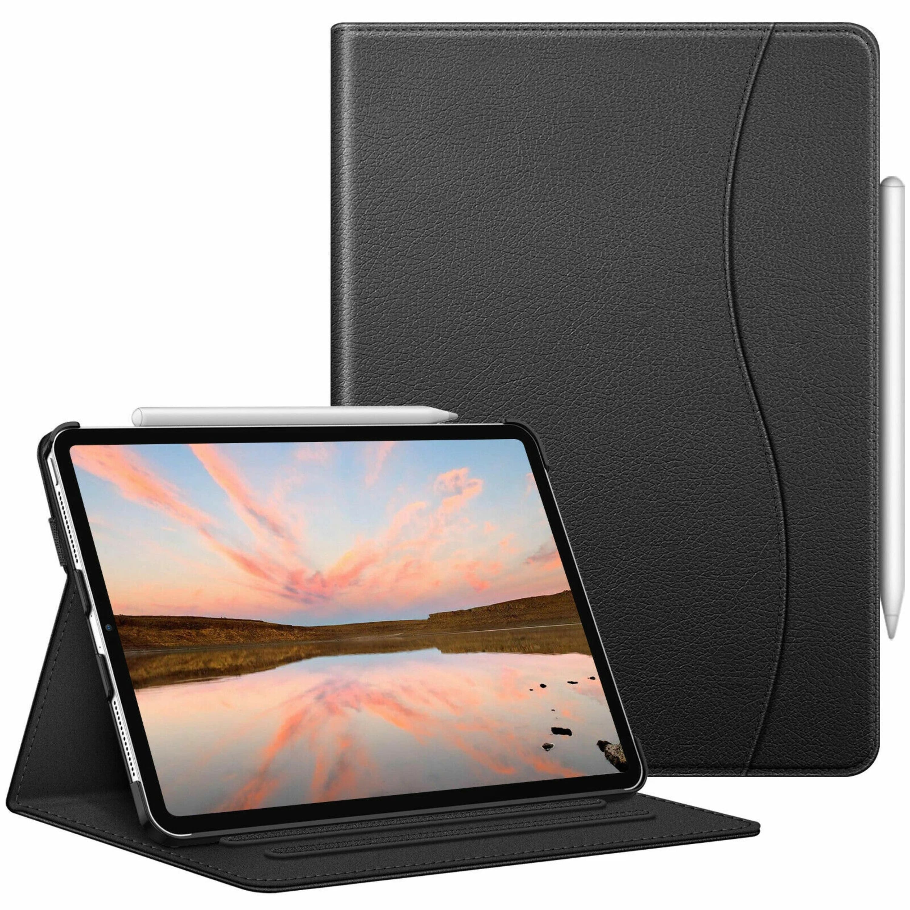 Kitcheniva - Functional Folio Viewing Case For iPad Pro 11 Inch 2022 - Black