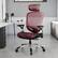 Alt View 4. Staples - Hyken Ergonomic Mesh Swivel Task Chair - Maroon.