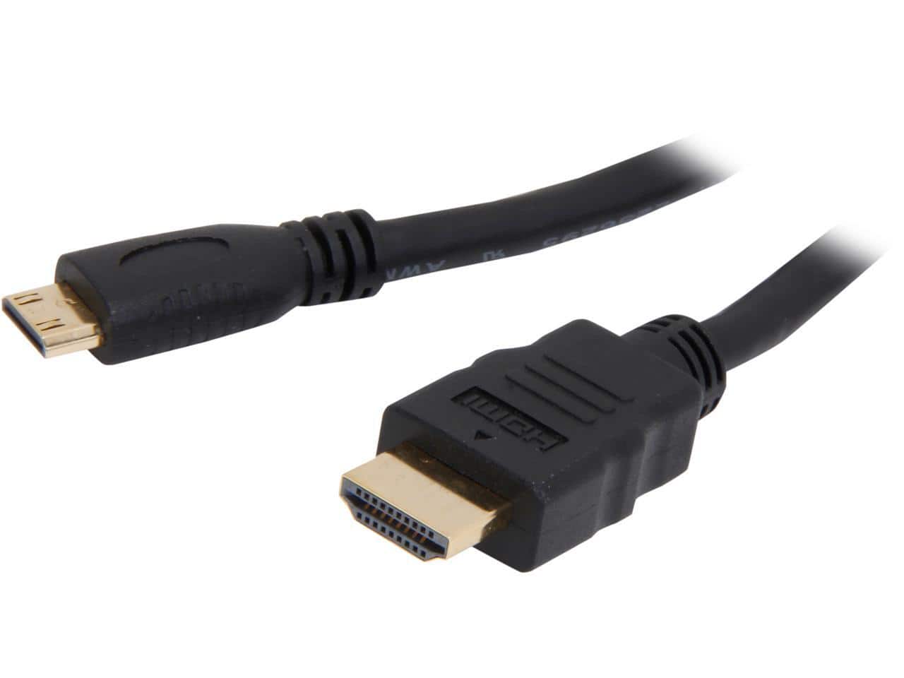 StarTech.com - HDMIACMM6 6 ft. Black HDMI to Mini HDMI HDMI to Mini HDMI Cable for Digital Video Male to Male