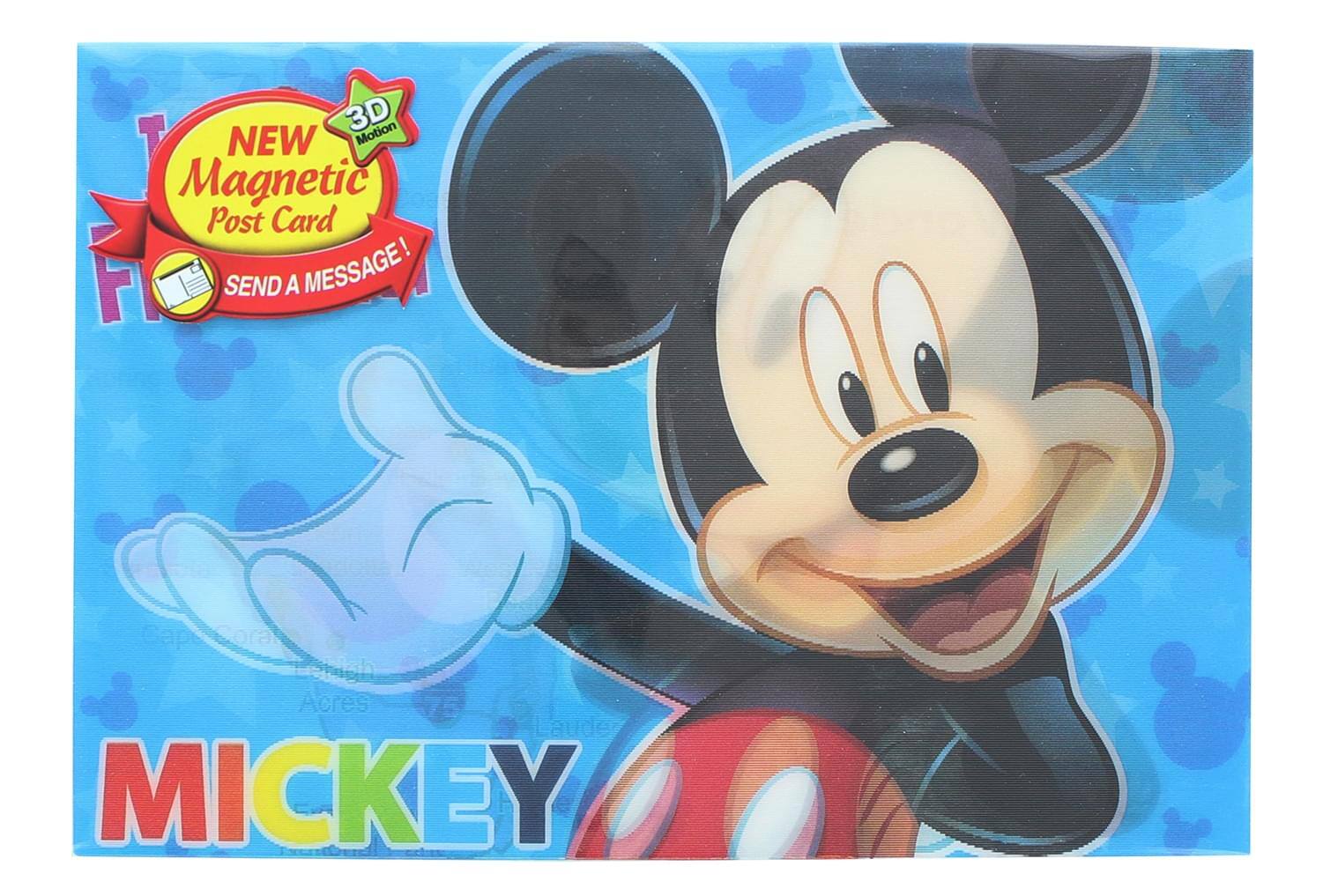 3D Motion  
NEW Magnetic Post Card  
SEND A MESSAGE!  

MICKEY  

Cape Coral  
High Acres  
Laude