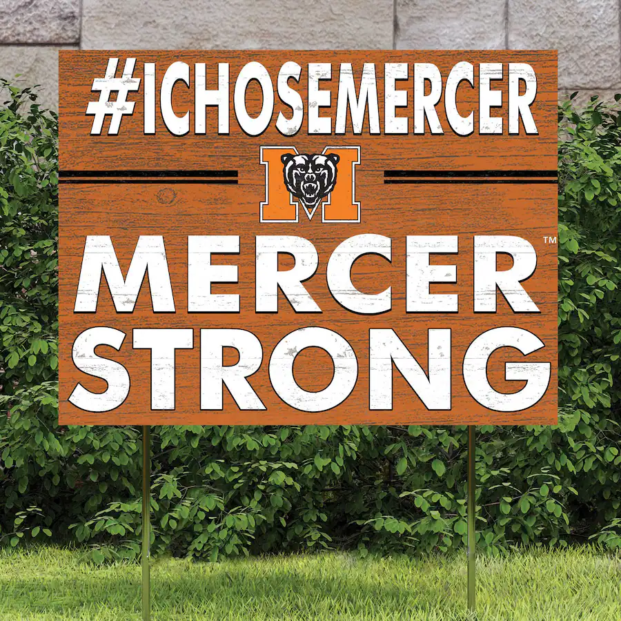Mercer Sign Jardine Mercer Bears 18'' x 24'' I Chose Lawn Sign Orange 5186202 ...