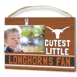Jardine - Texas Longhorns 8'' x 10'' Cutest Little Team Logo Clip Photo Frame - Orange