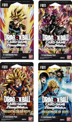 Bandai - Dragon Ball Super Card Game Fusion World Brightness of Hope Booster Pack - FB11 (1 Pack per Order) - Styles May Vary
