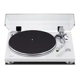 TEAC - TN-3B-SE Manual Belt-Drive Turntable with Pre-Installed Audio-Technica MM Cartridge - White