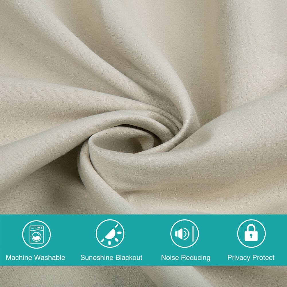 Machine Washable  
Sunshine Blackout  
Noise Reducing  
Privacy Protect