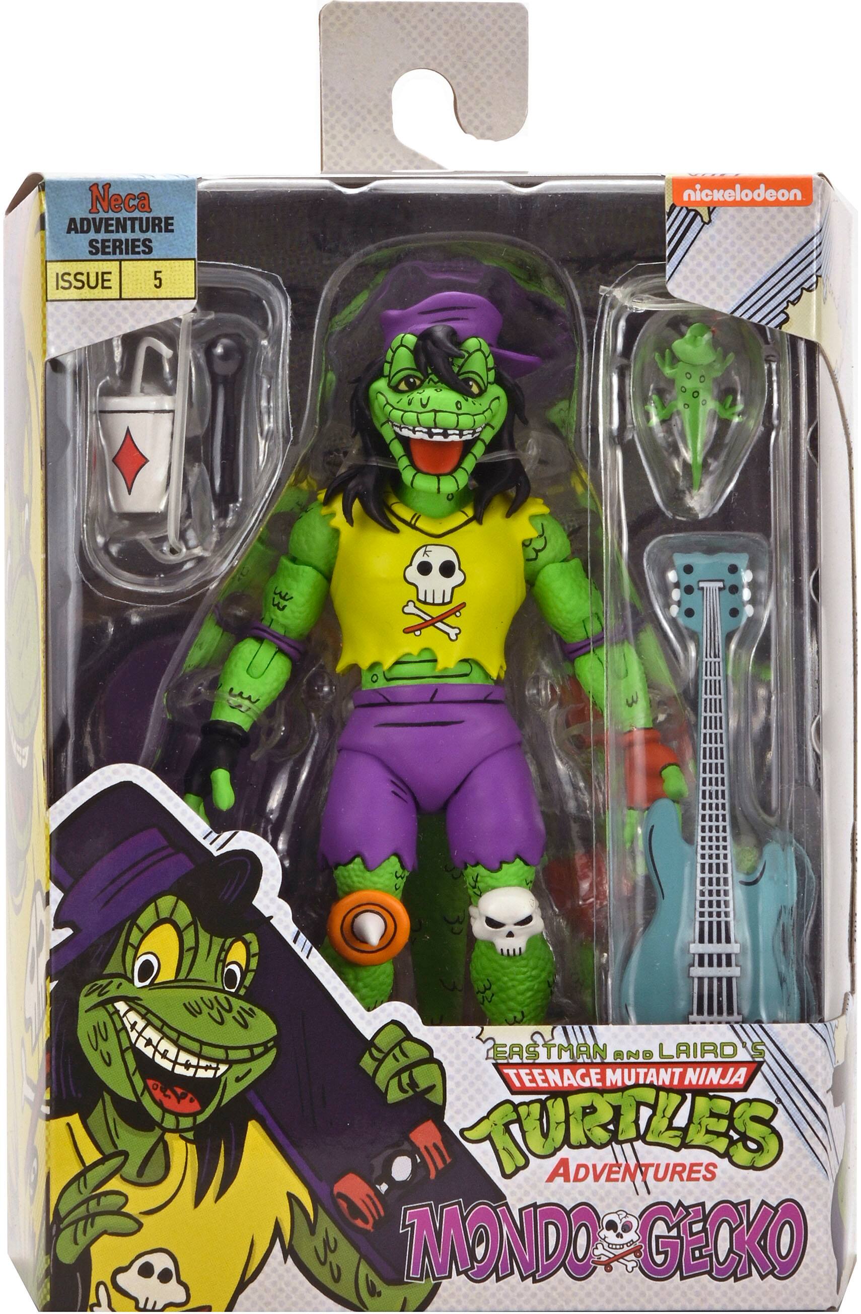 Neca Adventure Series Issue 5 - Nickelodeon with W. Eastman and Laird's Teenage Mutant Ninja Turtles Adventures and Mondo Gecko.