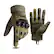 Front. JupiterGear - Tactical Military Airsoft Gloves for Outdoor Sports, Paintball, and Motorcycling with Touchscreen Fingertip Capability - Green.