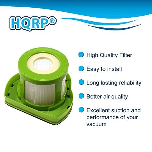 HQRP®

- High Quality Filter
- Easy to install
- Long lasting reliability
- Better air quality
- Excellent suction and performance of your vacuum