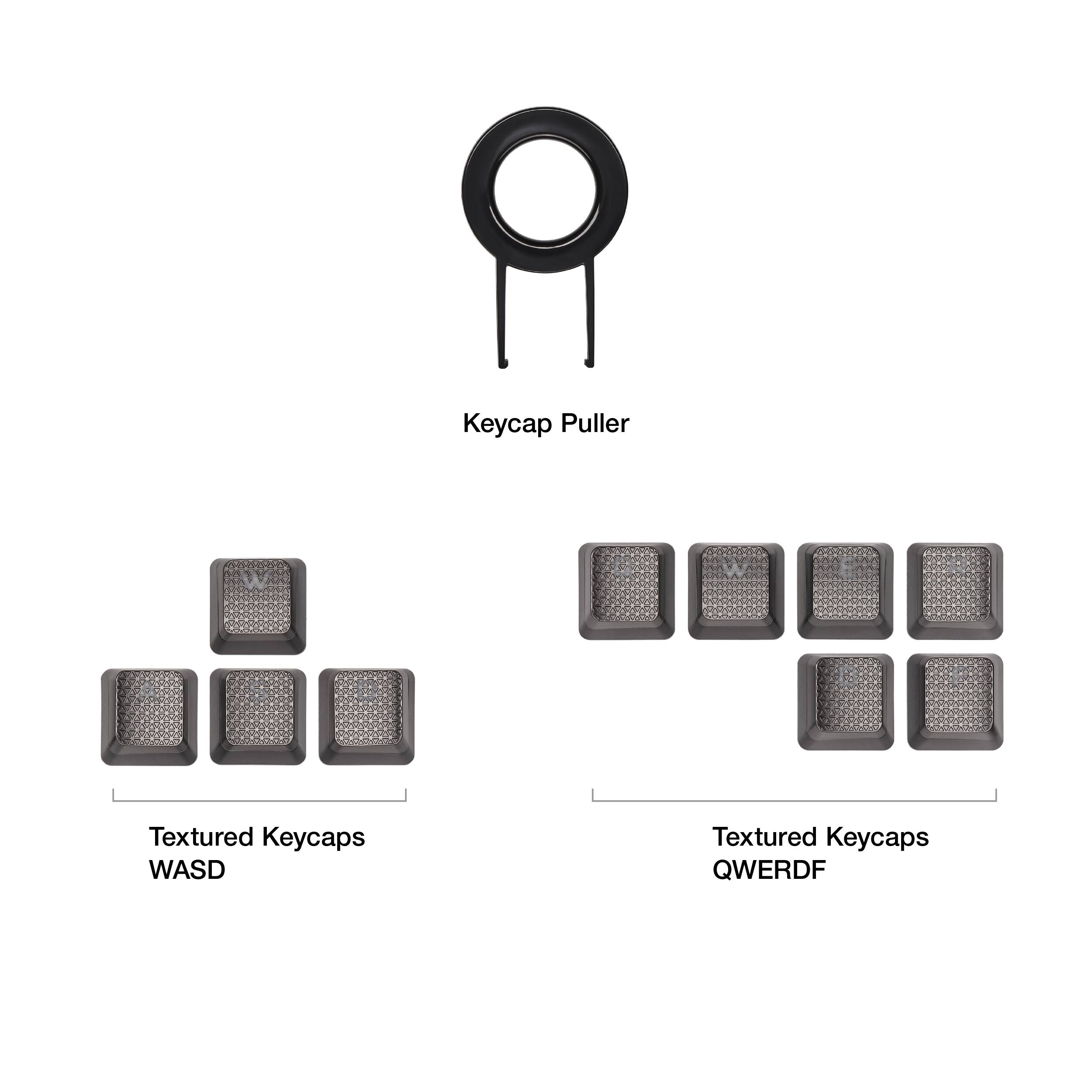 Alt View 32. CORSAIR - K100 RGB Full-size Wired Mechanical Cherry MX SPEED Switch Gaming Keyboard with Elgato Stream Deck Software Integration - Black.