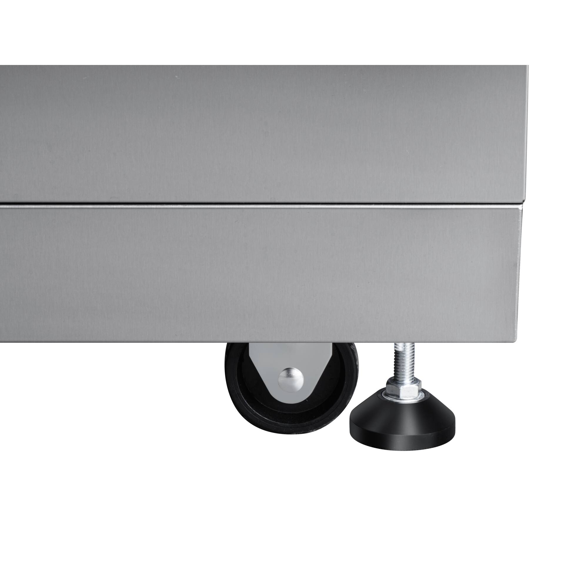 Alt View 5. Koolmore - 32 in. Stainless-Steel Outdoor Kitchen Cabinet with Three Drawers (KM-OKS-CAB3) - Stainless Steel.