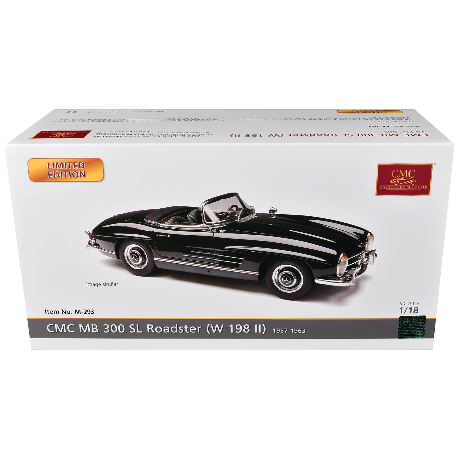 Mercedes Benz 300 SL (W198 II) Roadster Black Limited Edition to 1500 ...
