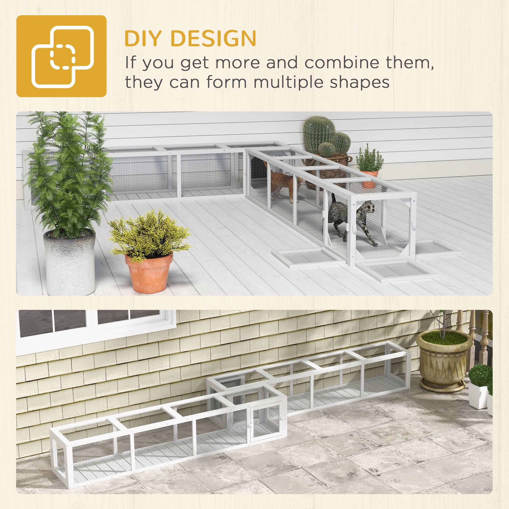 DIY DESIGN  
If you get more and combine them, they can form multiple shapes